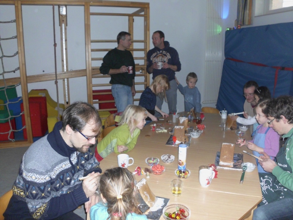 Vater - Kind - Aktion im Familienzentrum