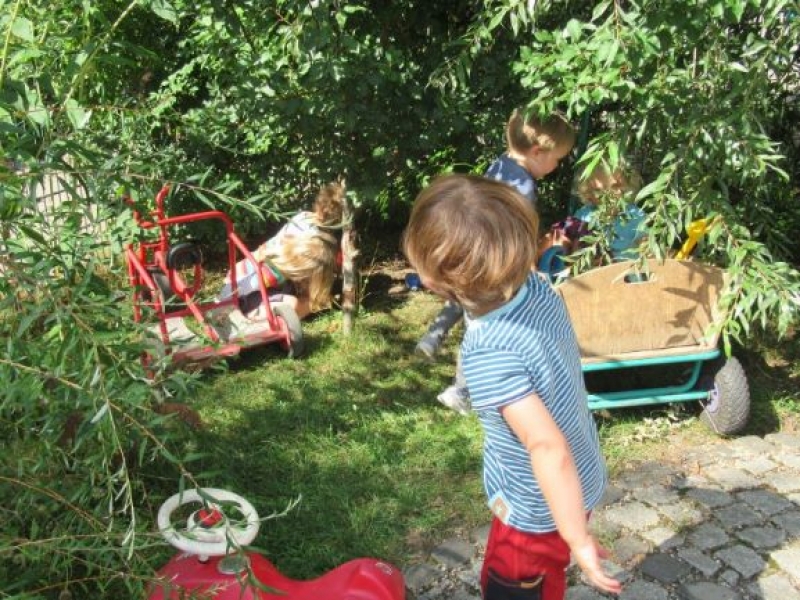 Spielen im Garten