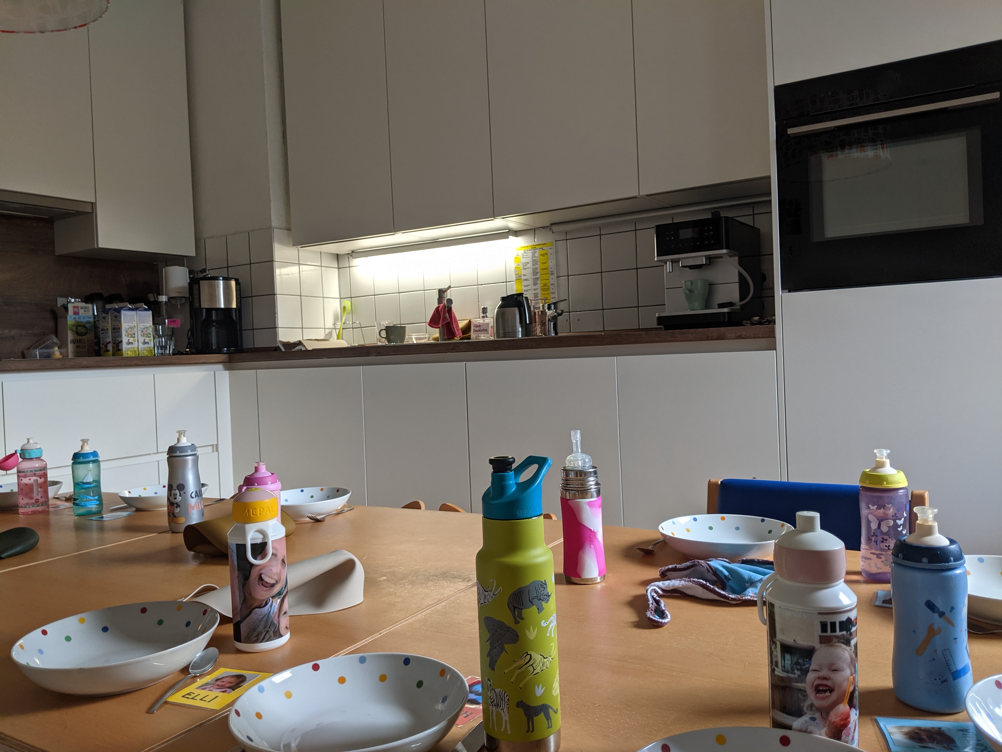 Hier nehmen wir unsere Mahlzeiten ein