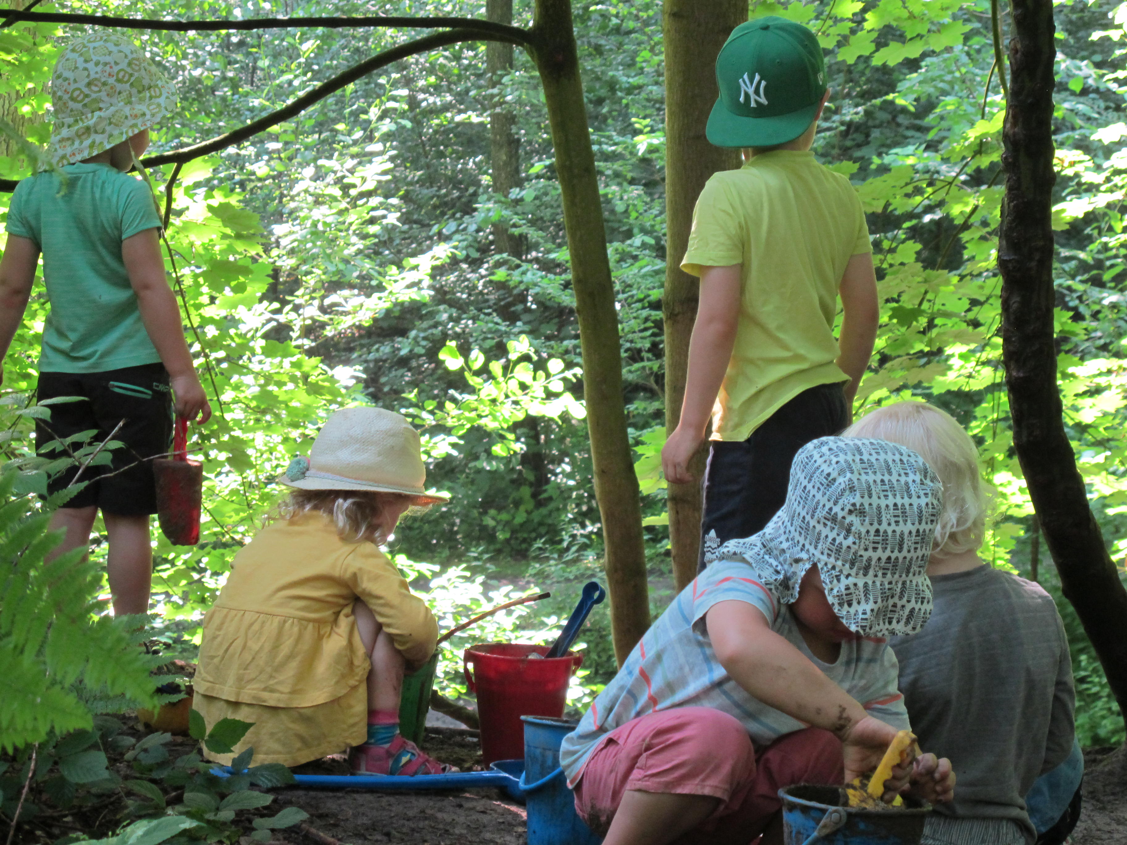Spiel im Wald